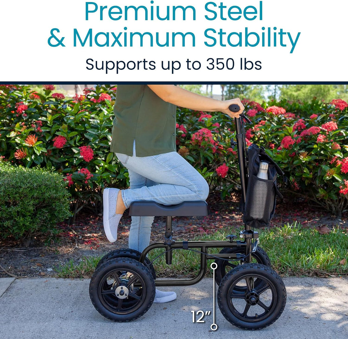 All Terrain Knee Scooter Walker for Foot Injuries - Adult