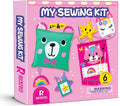 Sewing Kit for Kids Ages 4-8, My First Sewing Kit with 6 Easy DIY Felt Projects, Learn to Sew Beginner Arts and