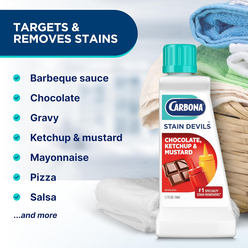 Stain Devils Spot Cleaner & Stain Remover for Clothes, Set of 4
