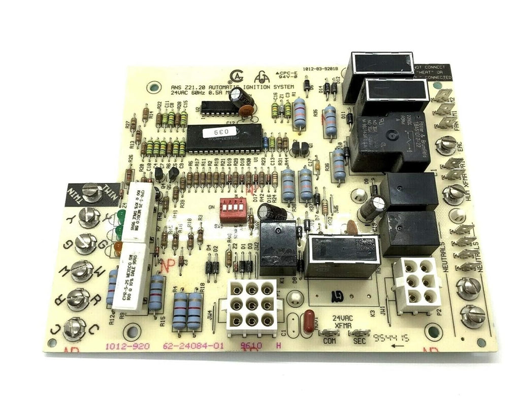 OEM Upgraded Rheem Ruud Weather King Corsaire Furnace Control Circuit Board 62-24084-01