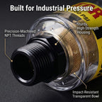 LE LEMATEC Inline Air Dryer & Water Separator for Compressor, 1/4" NPT