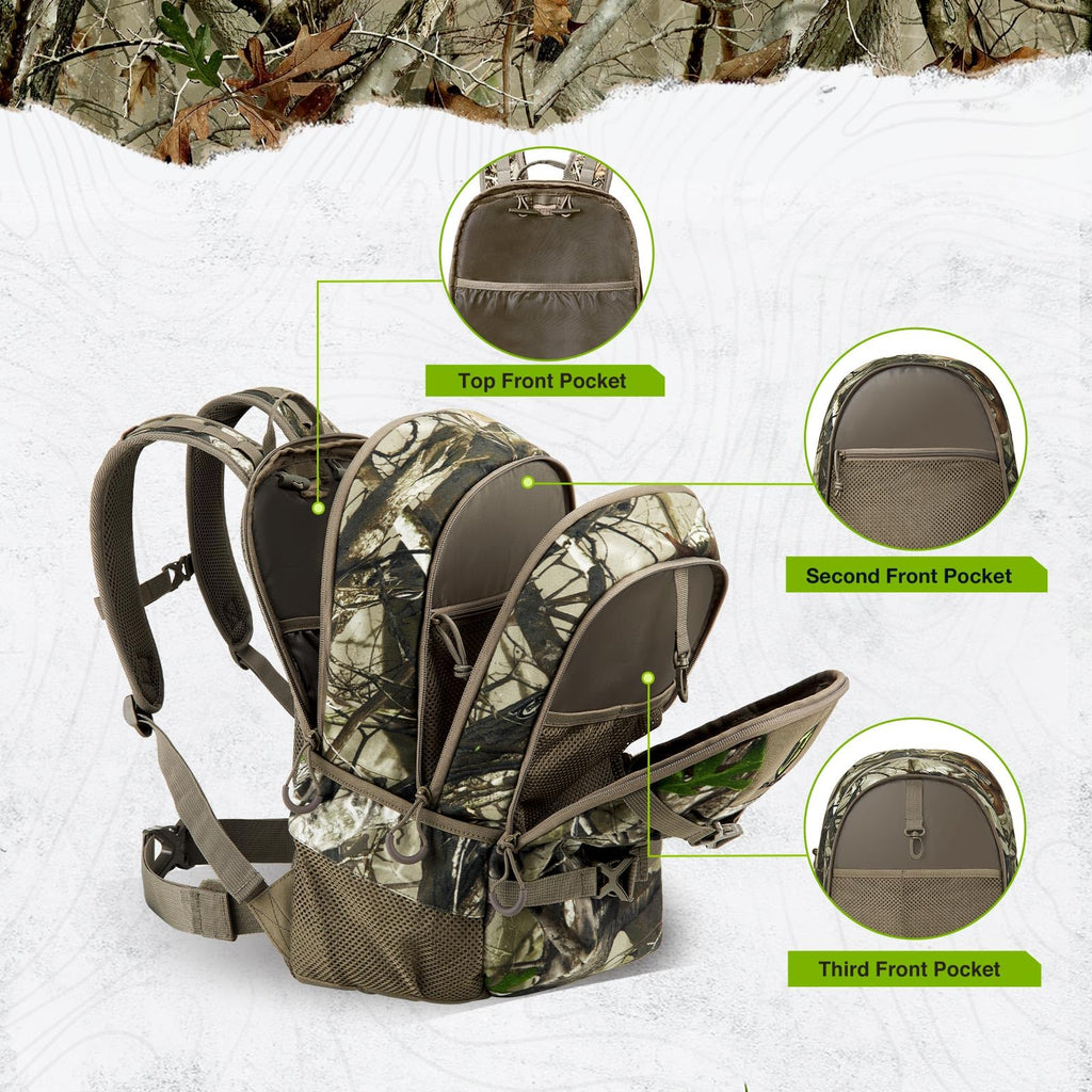 Hunting Backpack for Men, 25L Lightweight Day Pack for Deer Hunting