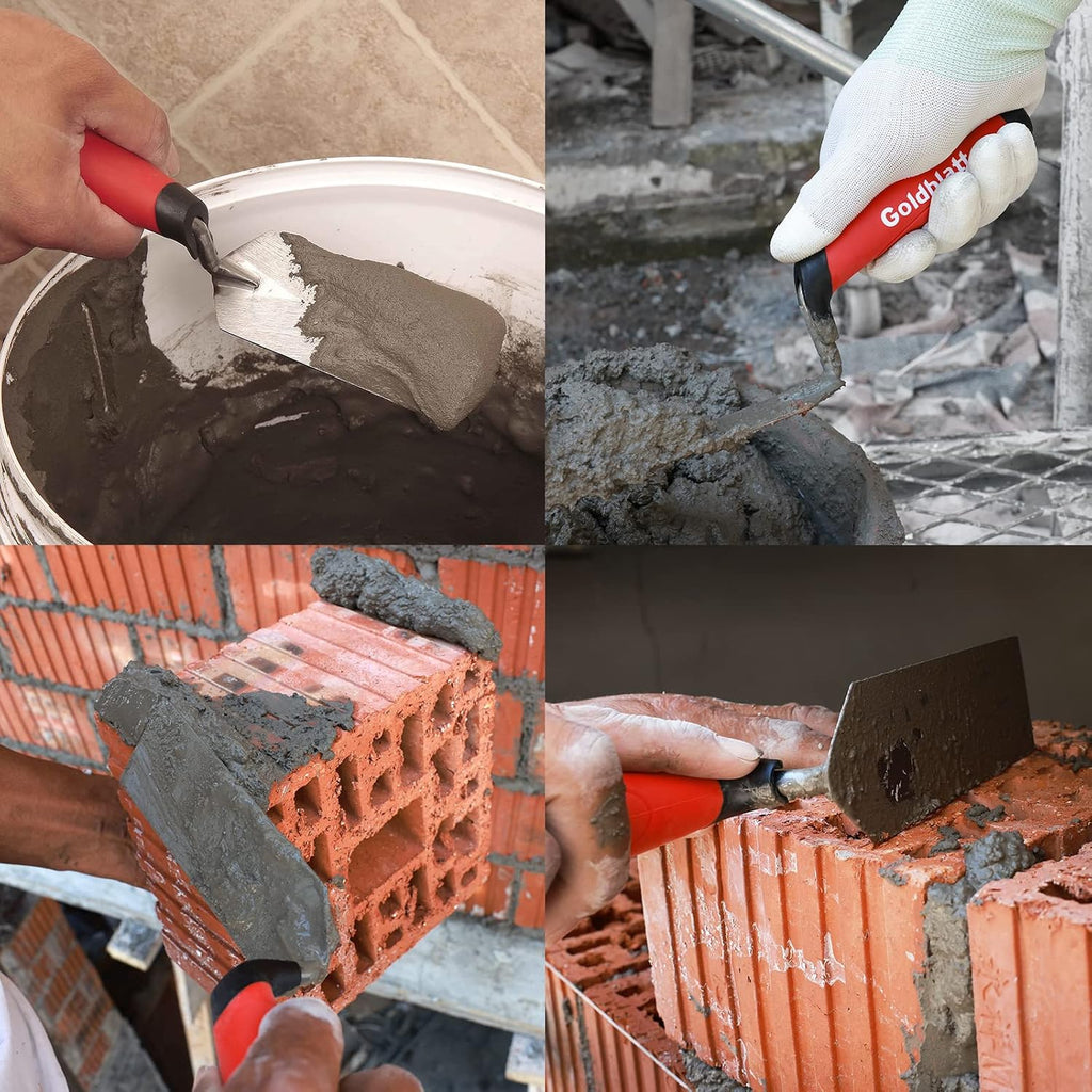 6''X2'' & 5''X2'' Margin Trowel Set for Tile, Masonry, Cement | Margin Trowel, Cement Trowel, High-carbon Steel