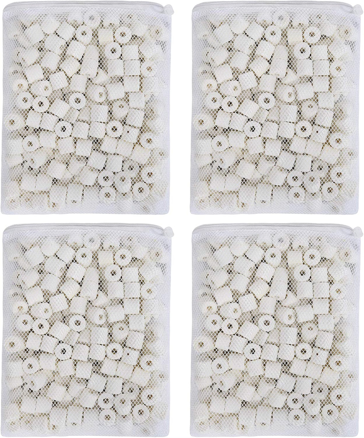 Aquarium Bio Ceramic Rings Filter Media for Pond Fish Tank, 4 LBS