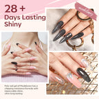 Poly Gel Nail Kit 6 Colors with 8W Nail Lamp Poly Extension Gel