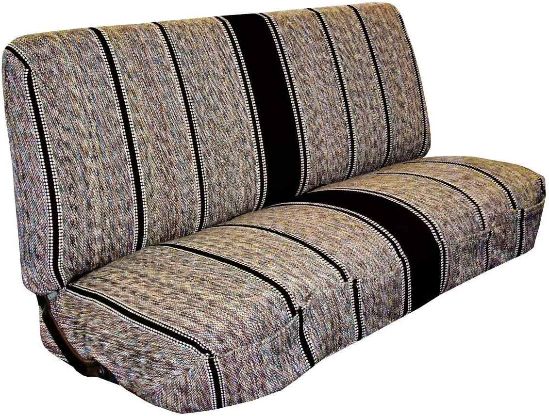 Universal Baja Saddle Blanket Bench Full Size Seat Cover Fits Ford, Chevrolet, Dodge, and Full Size Pickup Trucks