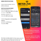 Flir MR60 Moisture Meter Pro, Pin and Pinless, Color Display