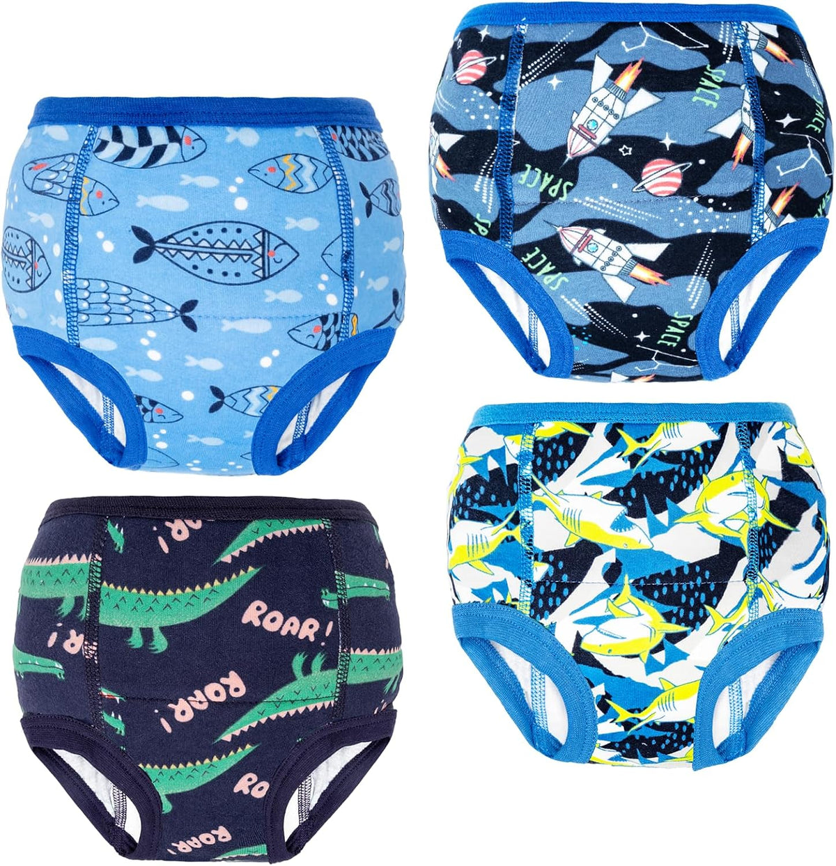 Training Underwear Absorbent Cotton Potty Training Pants, 3T