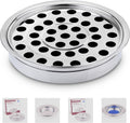 (Cup Tray) Silver Premium Communion Trays for Churches | Stainless Steel Communion Set, Supplies | 40 Cup Tray |