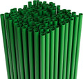 Disposable Plastic Drinking Straws, Straight 7.75-Inch, Green, 500 Count