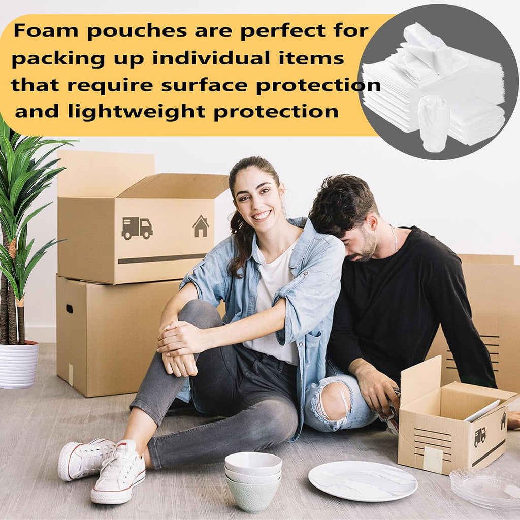 16”x20”Large Foam Pouches 50Pack Cushion Foam Wrap Bags for Packing Moving