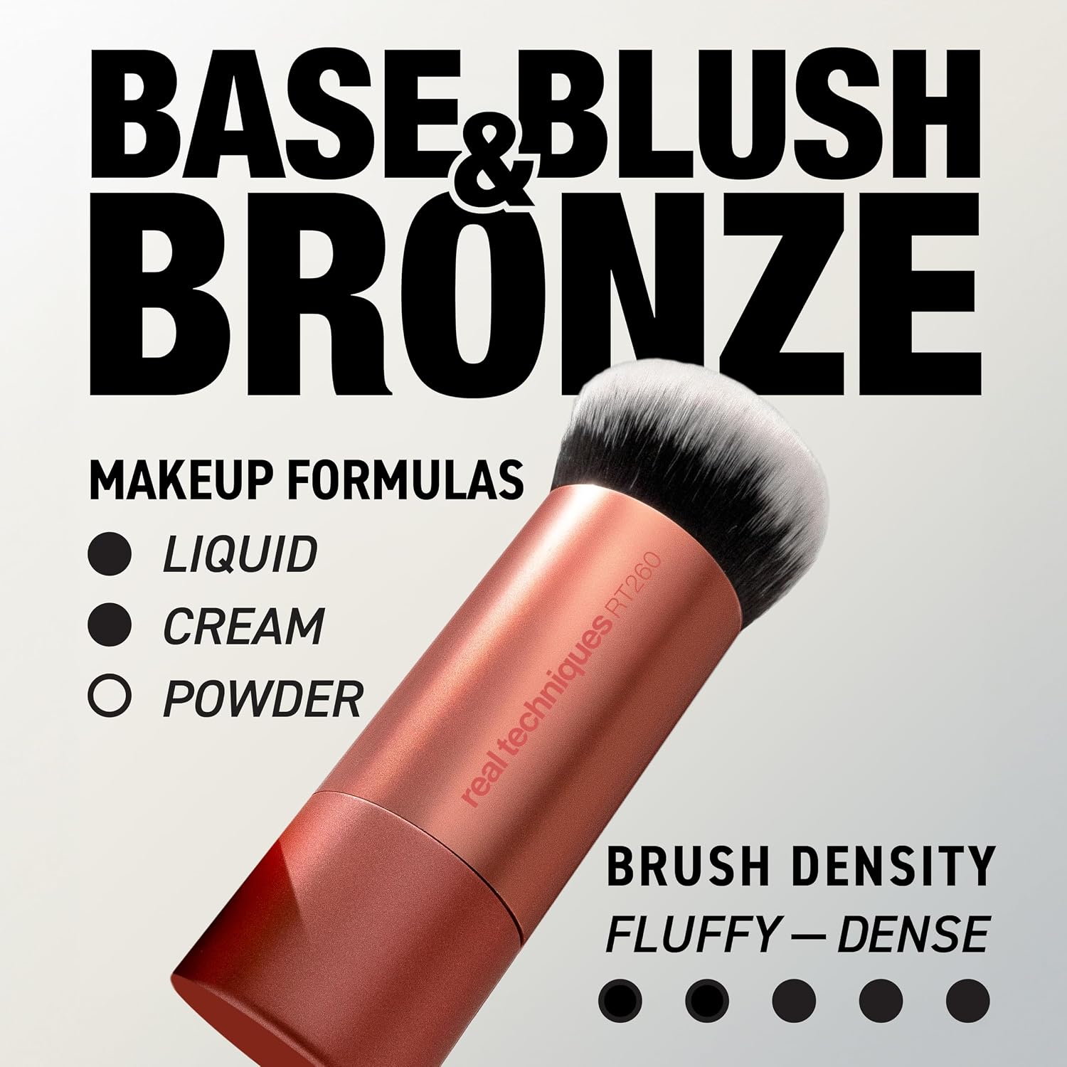 Bubble Blending Brush, Makeup Brush For Foundation and Tint | Face brush for liquid and cream products, ultra dense