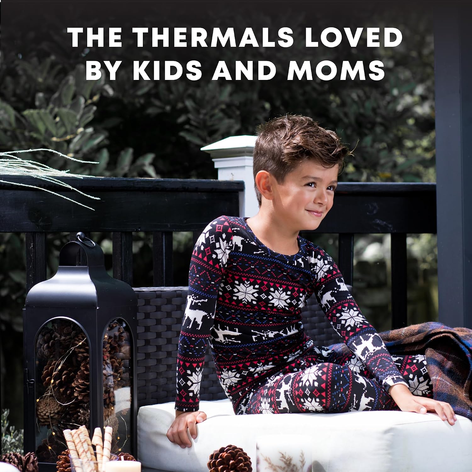 Thermal Underwear for Kids, Boys Thermals, Long Johns Underwear, Base Layer for Cold Weather/Skiing
