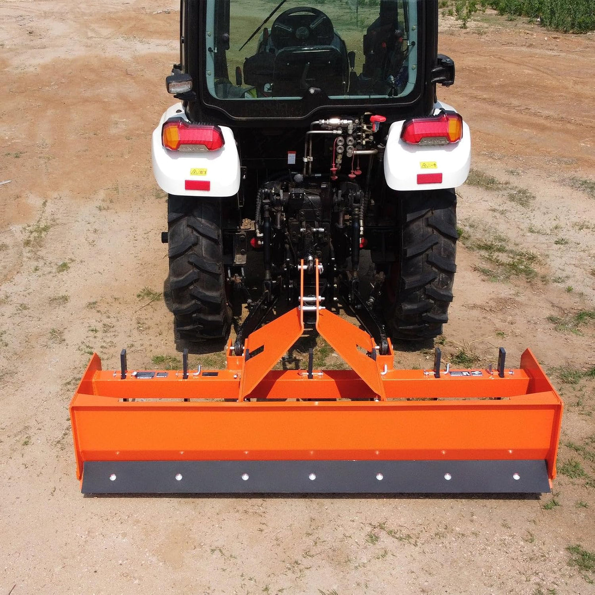 84" Box Blade Scraper with 7 Shanks 3 Point Hitch Tractor Attachment, Model BB84