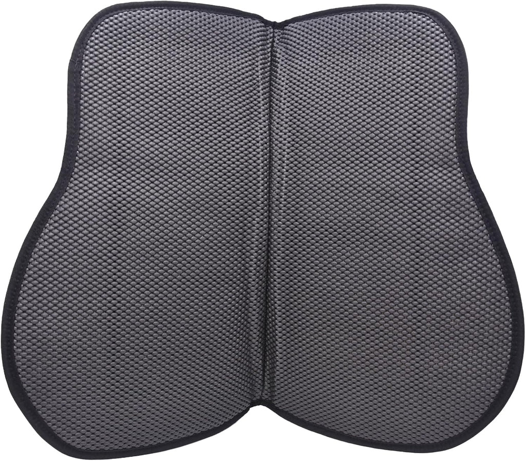 Contoured Trail Pad with Breathable Non-Slip Tacky Too Bottom - Comfortable Durable Shock-Absorbing Stain & UV