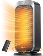 Quiet Space Heater, 1500W Portable Heaters for Indoor Use with Remote