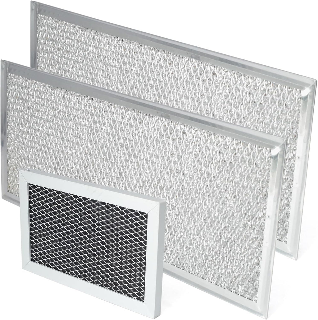 3 Pcs Grease Filter Kit Compatible with GE Microwave Oven JVM6175SF1SS JVM6175SK1SS JVM6175SK2SS JVM6175SK3SS