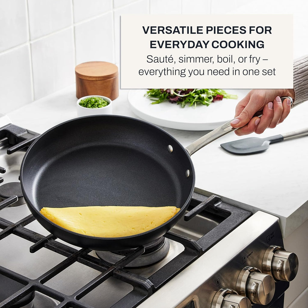 HA1 Nonstick Fry Pan Set with lids, 2-Piece Set