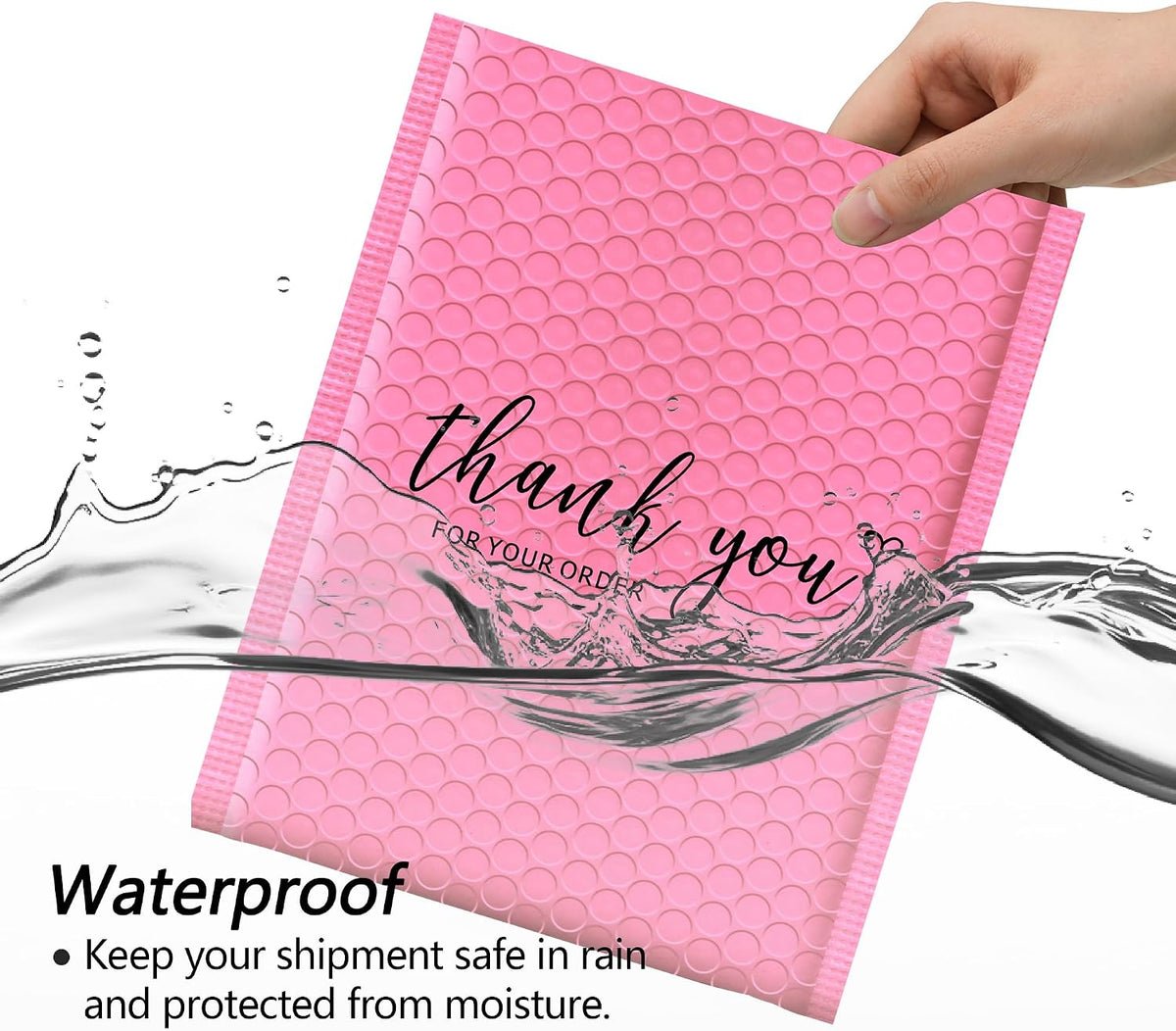 Bubble Mailers 4x8" 50 Pack, Padded Envelopes, Strong Adhesion Padded Mailers, Cushioning Padded Shipping Envelopes