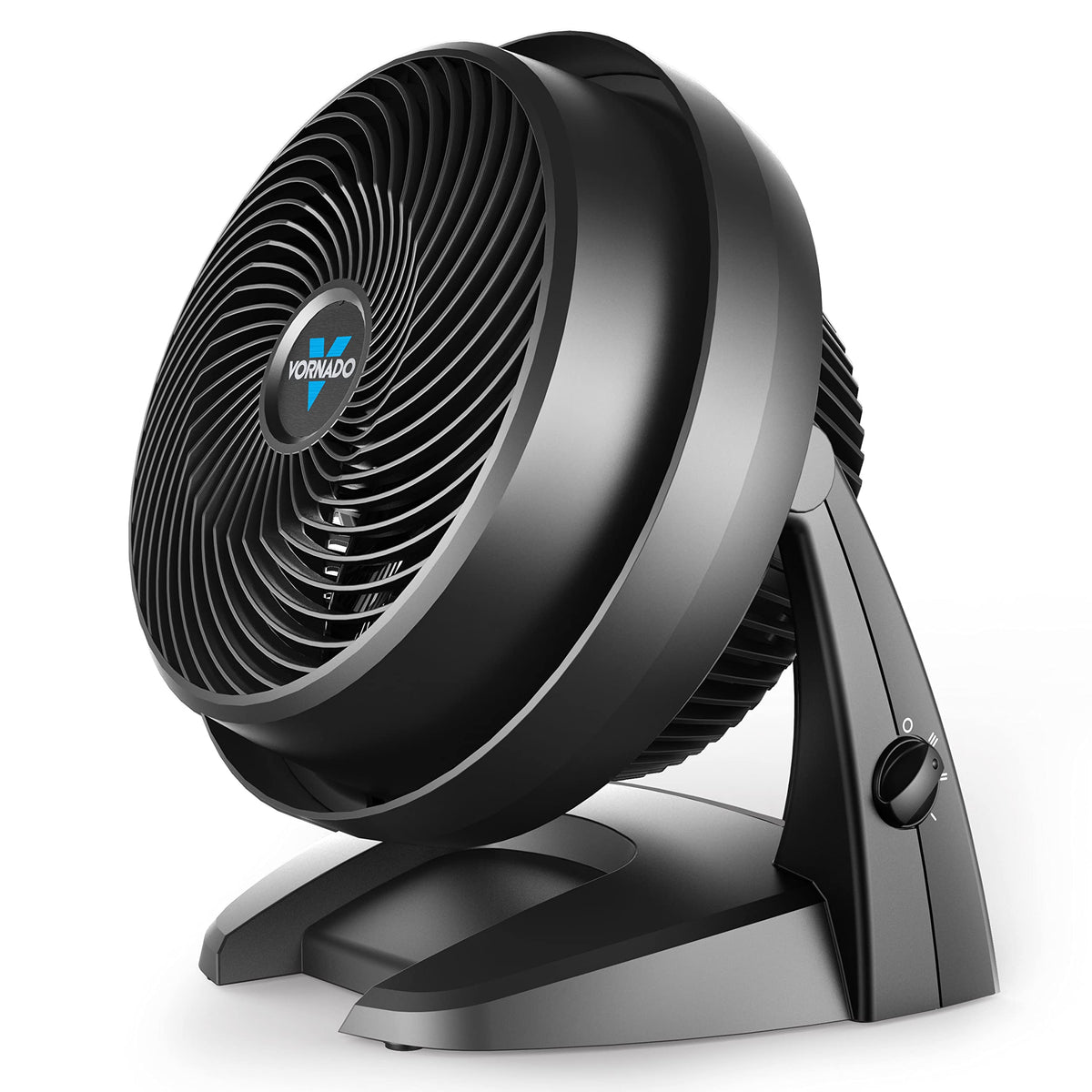 630 Medium Air Circulator Fan, 3 Speed, Adjustable Tilt, Black
