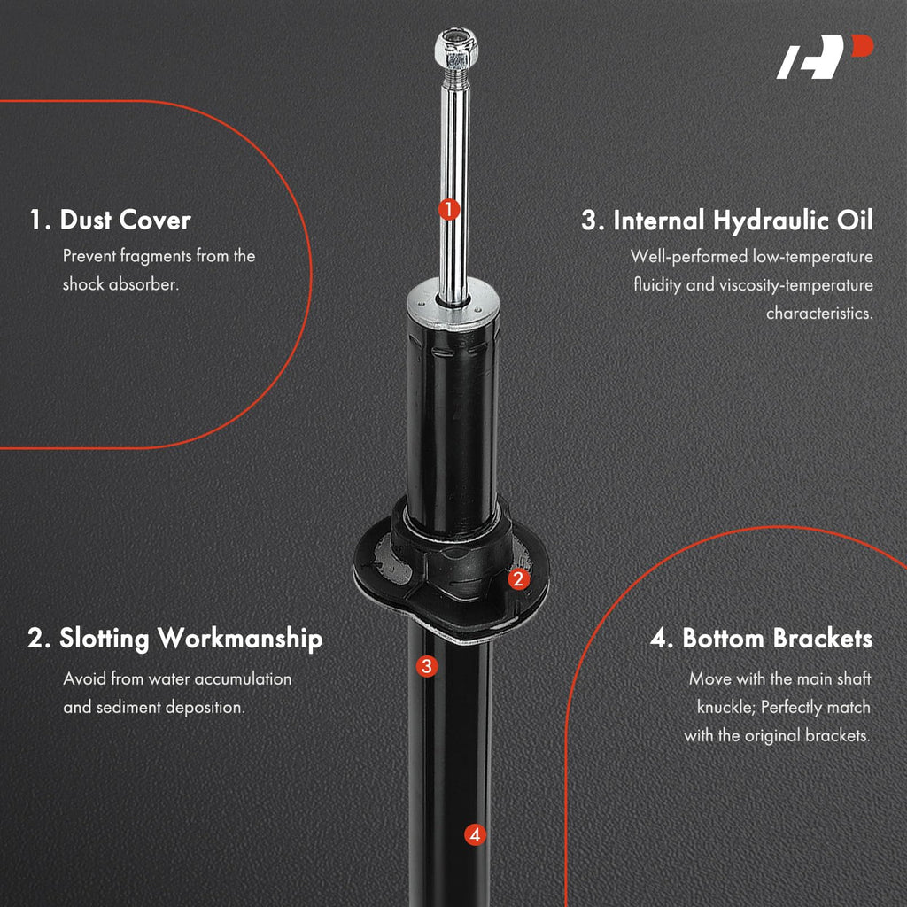 A-Premium Front Bare Struts W/o Coil Spring Compatible with Mercedes-Benz