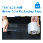 3" Clear Wide Packing Tape 12 Rolls, Total 660Y - 3 inch x 55 Yards, 2.4 mil Thick, Heavy Duty 3 Inch Wide Packaging