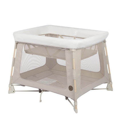 Swift Baby Playard with Mat, Baby Playpen, Play Yard with Bassinet, Portable Playpen for Babies and Toddlers, Classic