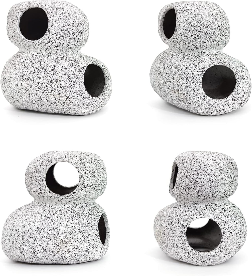 Fish Aquarium Decorations Cave Hide with Viewing Window for Betta Fish Tank Accessories