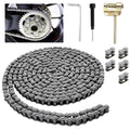 Podoy #35 Roller Chain 10FT 320 Links with Chain Breaker & 5 Master Links
