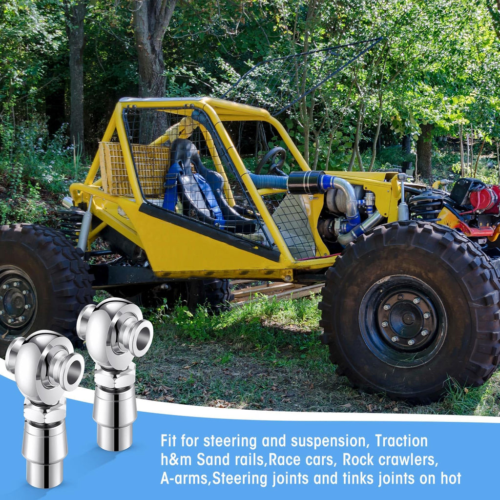 8 Pcs 3/4 Heim Joints Rod End Kit Right and Left Thread 0.75 Chromoly