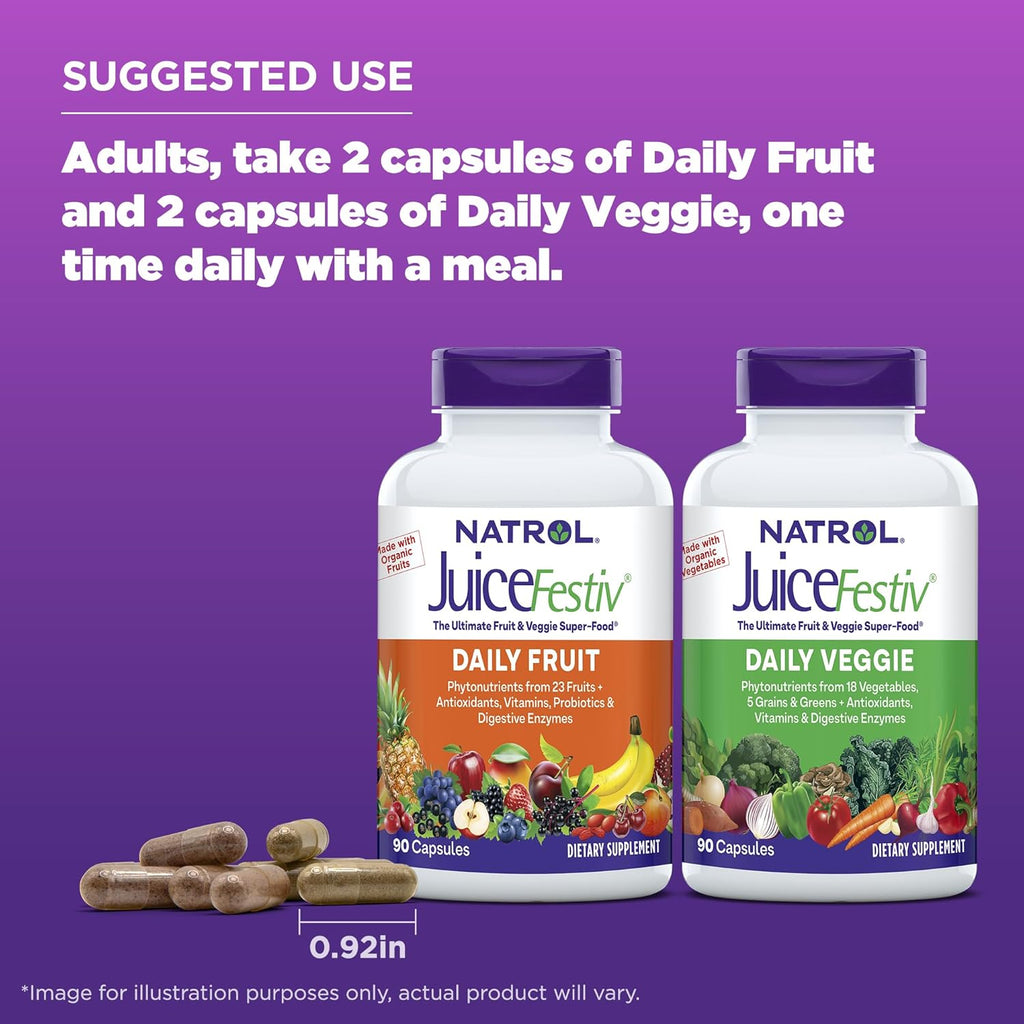 JuiceFestiv, Vitamins and Supplements for Nutrition & Well-Being, Antioxidants for Cellular Health, 90 Capsules