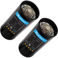 BlueStars 2 Packs 340-408 uF 110-125 VAC Motor Start Capacitor 50/60 Hz