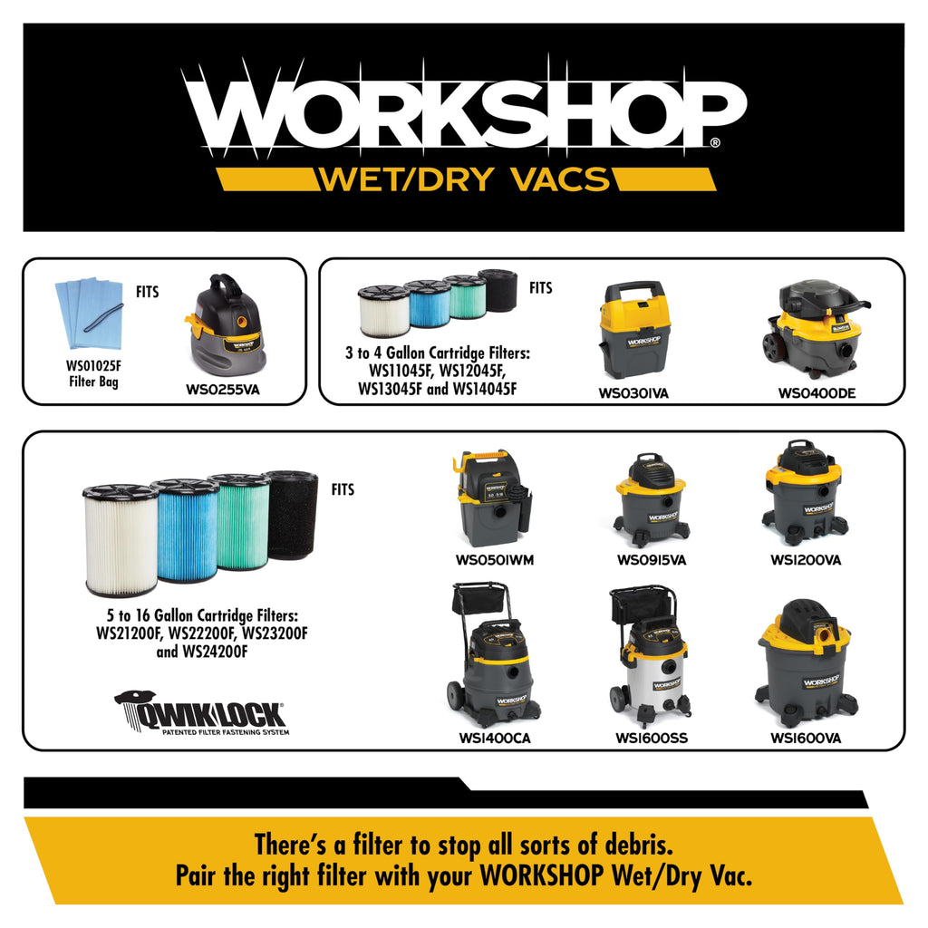 WS25009A 2-1/2-in. Utility Nozzle Vacuum Attachment