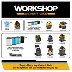 WS25009A 2-1/2-in. Utility Nozzle Vacuum Attachment