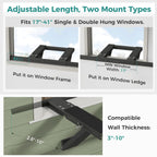 No-Drilling Window Air Conditioner Support Bracket, AC Holder Stand Mount