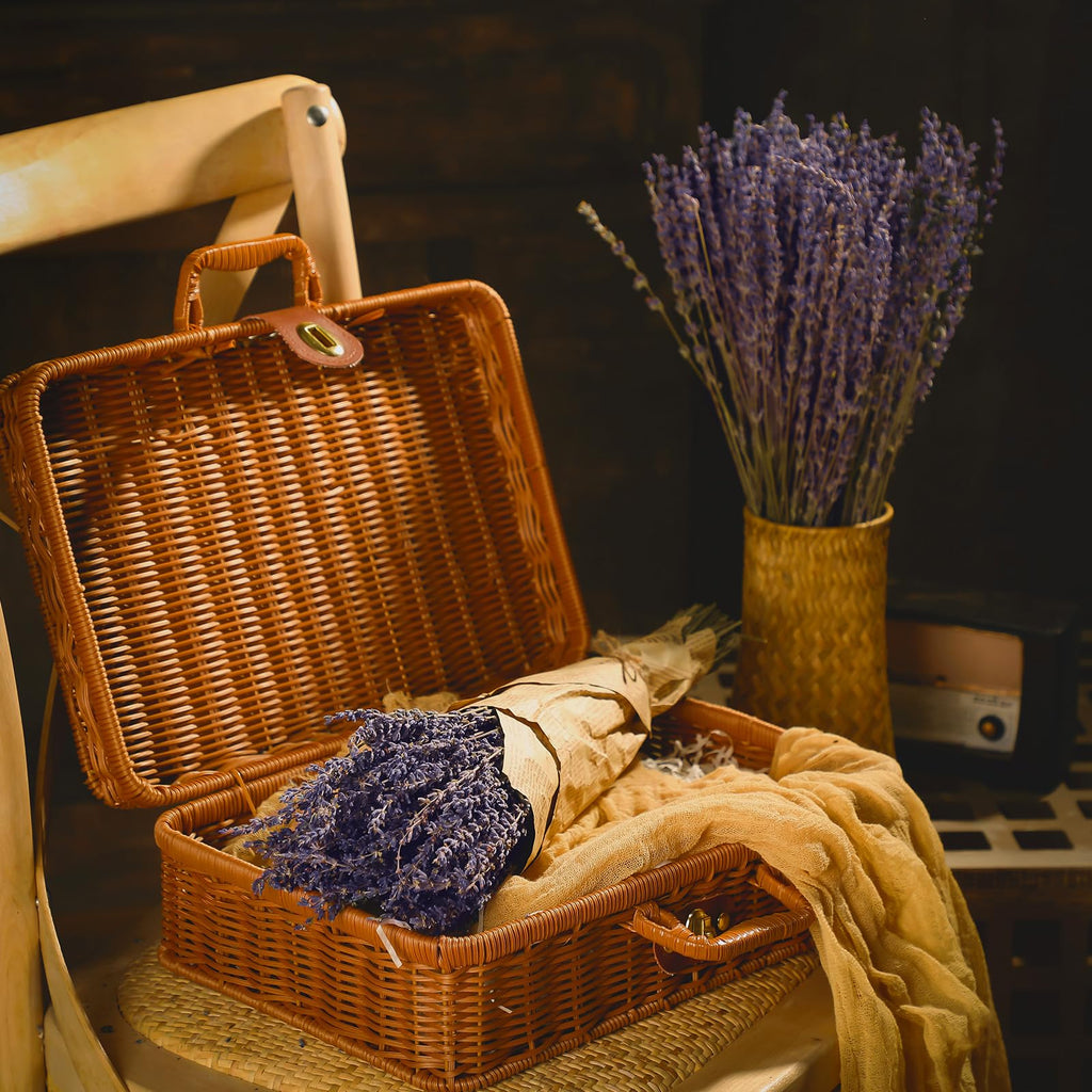 12 Pack Total 2280 Stems Dried Lavender Bundle Bulk