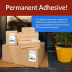 4x6 Thermal Shipping Labels Waterproof, Compatible with Rollo Zebra