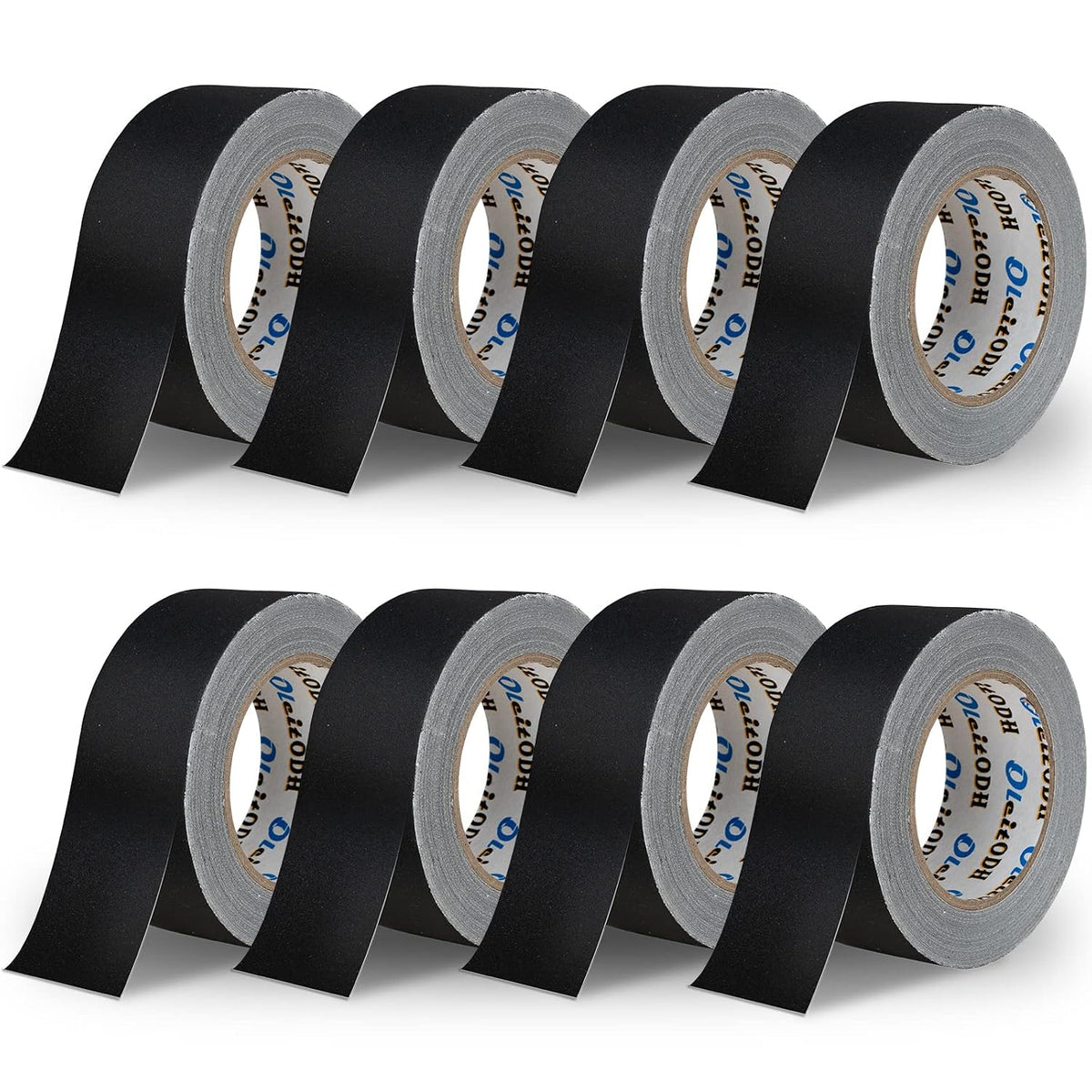 Black Gaffer Tape, 30 Yards x 2 Inch Wide, 8 Pack