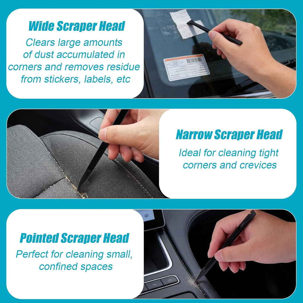 Car Detailing Kit Interior,Car Cleaning Interior Cleaner Brush Kit Tool,Car Care Detail & Clean Supplies Accessories
