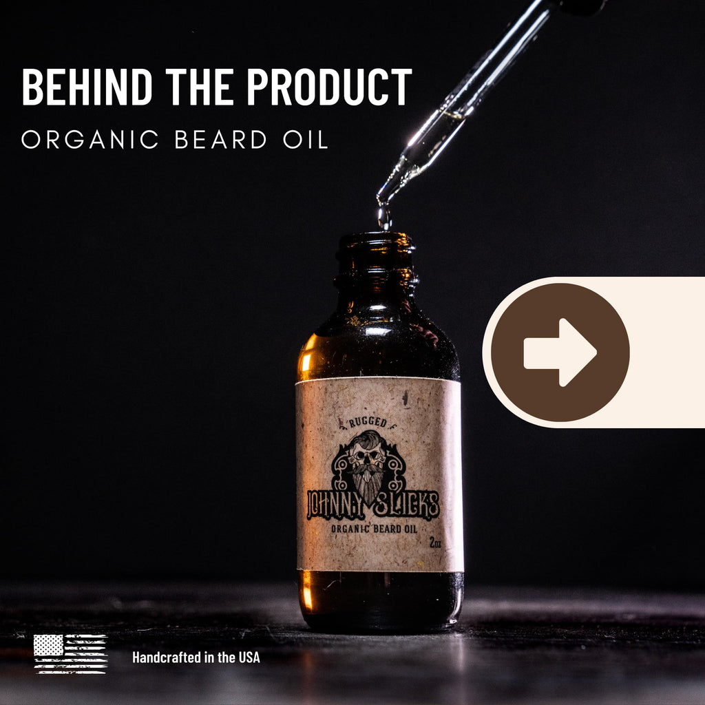 Organic Beard Oil for Men, Veteran Owned, Rugged