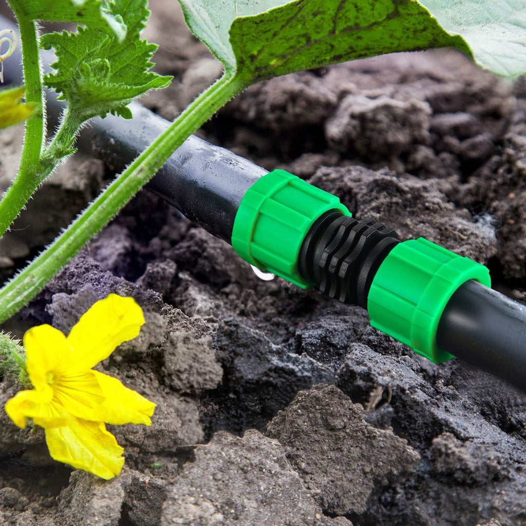 Hotop 12 Pieces 5/8 Drip Irrigation Coupling