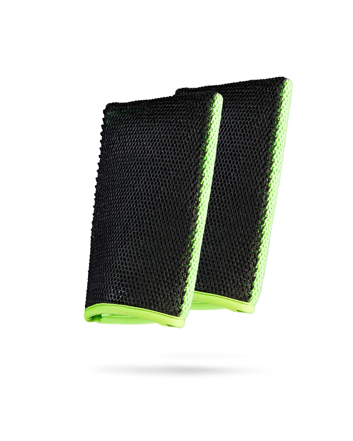 Adam's Clay Mitt (Green, 2pk) - Car Detailing Medium Grade Clay Mitt Glove Quickly Removes Debris from Your Vehicle