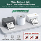 4x6 Thermal Labels, 500 per Roll,Shipping Labels for Small Business