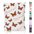 Thank You Poly Mailer 10x13 100 Pack, Butterfly Design