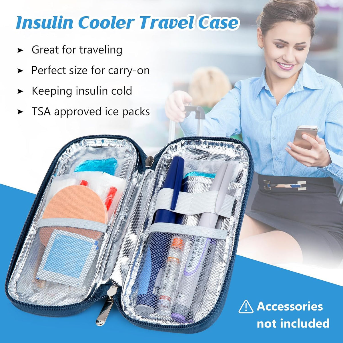 Insulin Cooler Travel Case - TSA Approved for Ozempic