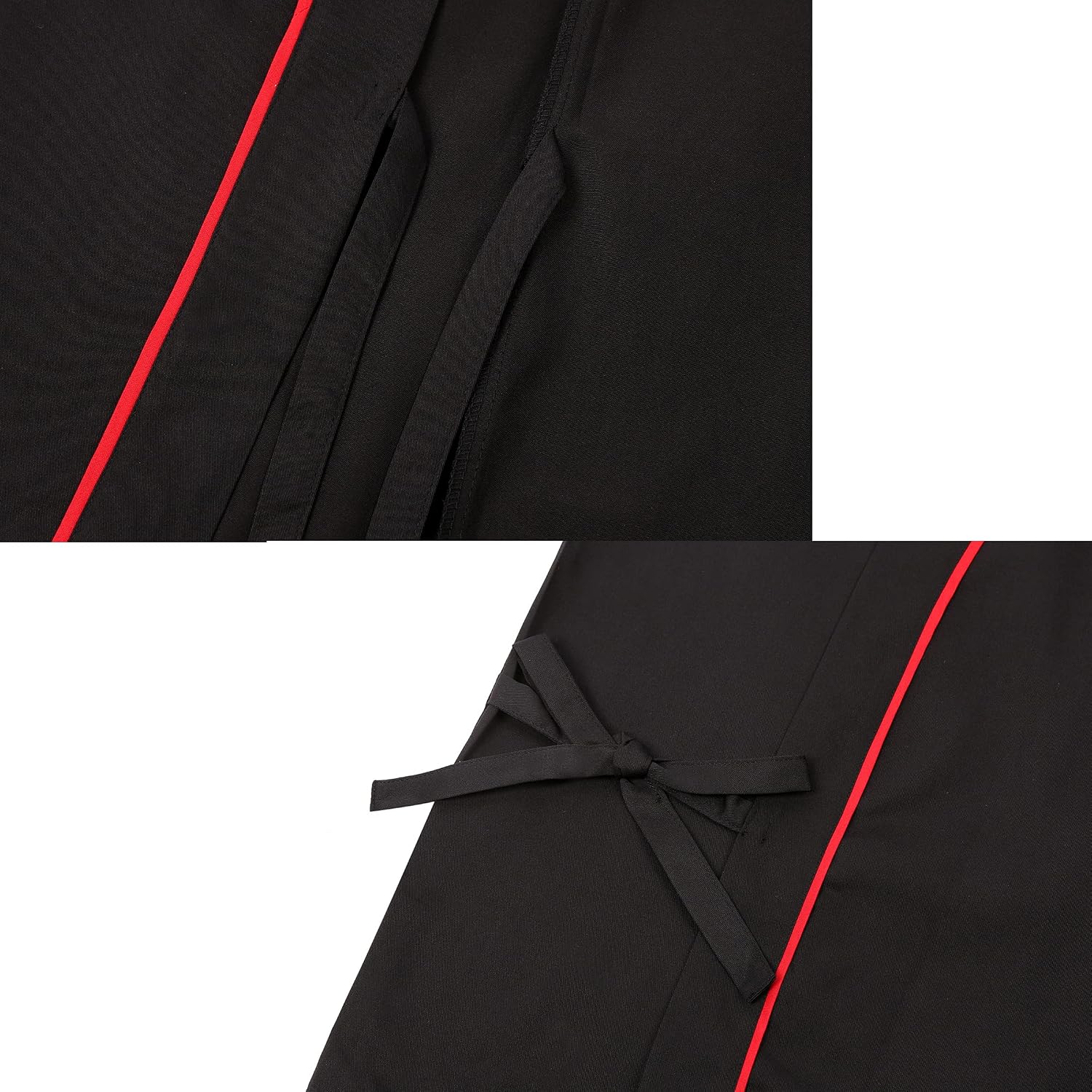 Sushi Chef Coat Unisex 3/4 Sleeve Japanese Chef Kimono Restaurant Uniform for Men and Women