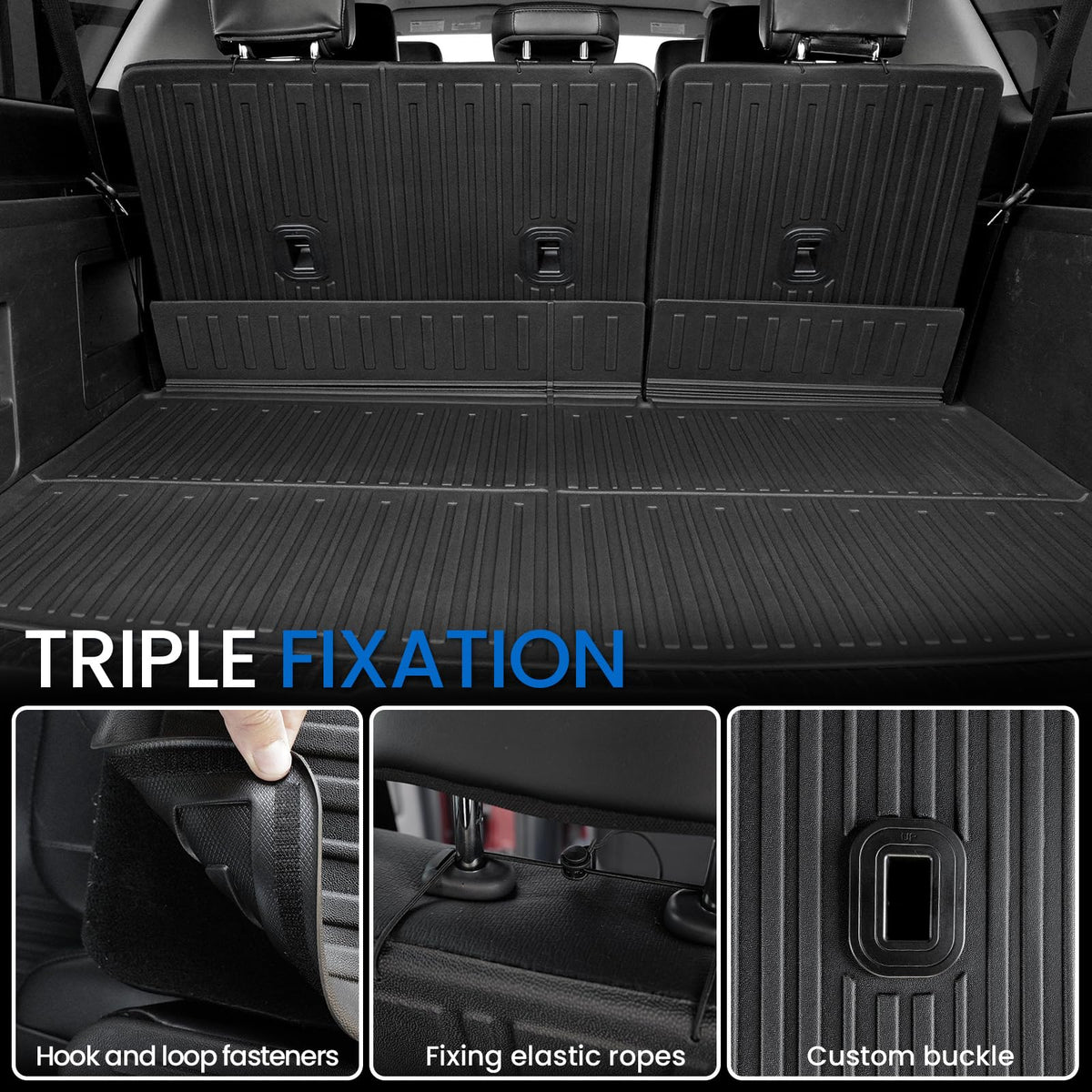 Cargo Mat for Ford Expedition Max 2018-2024 7/8 Seats Accessories
