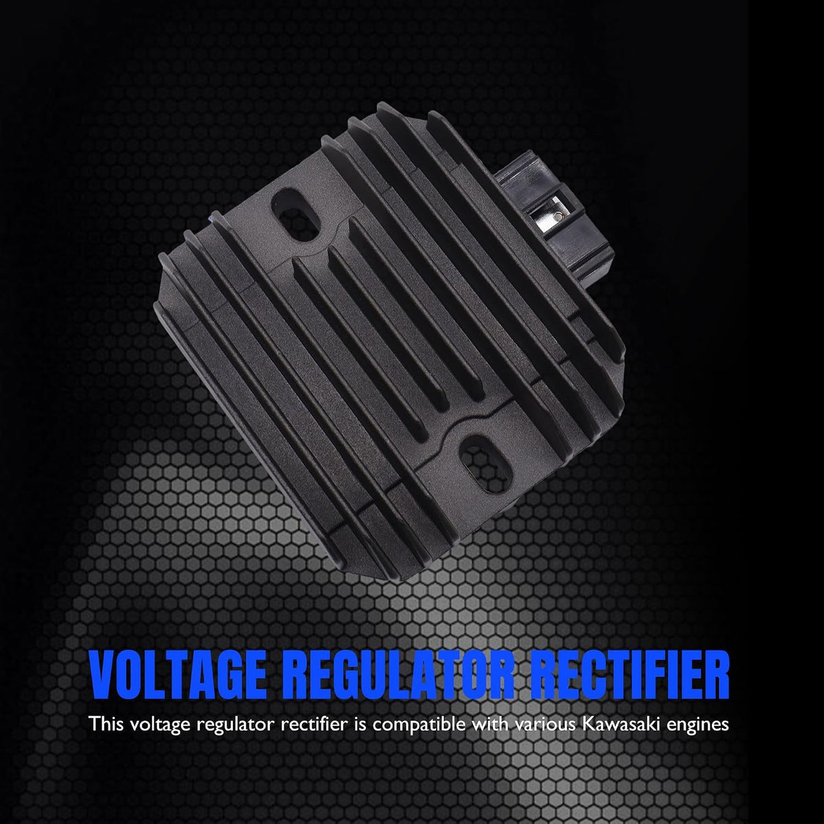 HiSport M70121 Voltage Regulator Rectifier Compatible with Kawasaki Fc420 Fc540 Fd671d Fd711d Fd750d Fd791d Mule 2010 2020 2030,John Deere 130 160 165 170 172 175 176 180 185 186 240 242 245 262 265