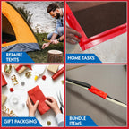 3'' Wide Red Duct Tape Heavy Duty 3 Inches x 30 Yard, 1 Roll