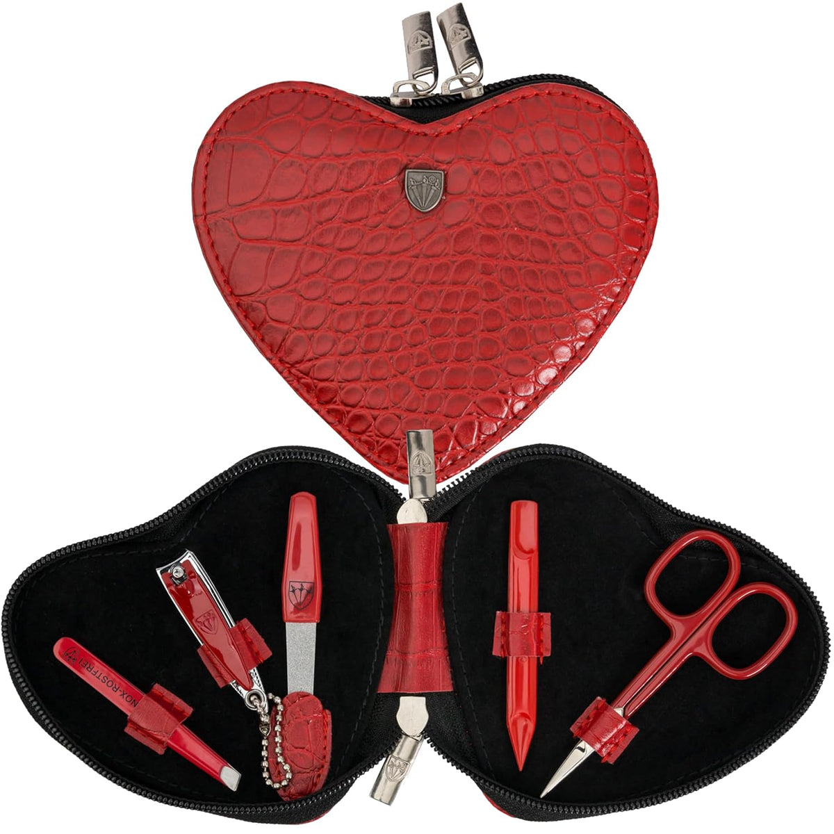 3 Swords Germany - brand quality 5 piece manicure pedicure grooming kit set for professional finger & toe nail care
